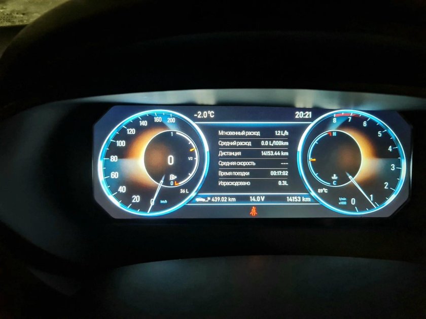 Комбинации приборов -ТЮНАВТО Vision- для Lada Vesta