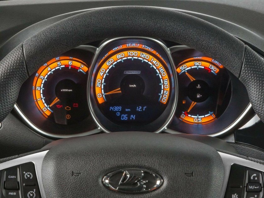 Приборная панель Лада Веста кросс