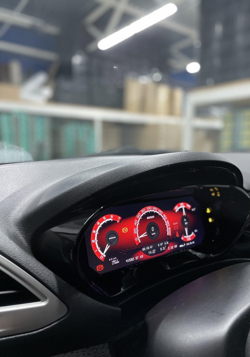 Приборная панель Лада Веста Vision