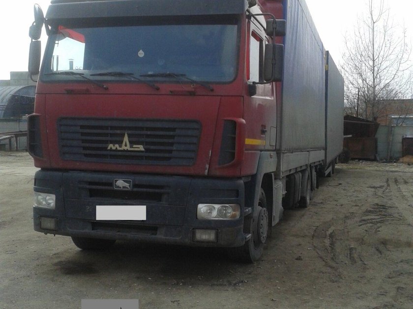 МАЗ 6310 сцепка Тандем