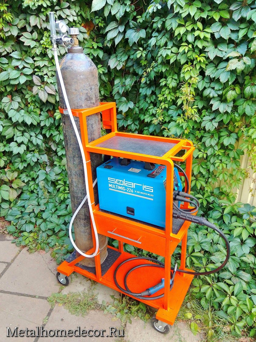 Тележка для сварочного полуавтомата