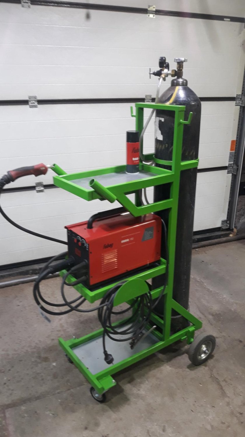 Тележка для полуавтомата с баллоном 10