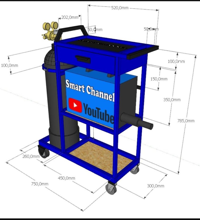 Тележка для сварочных аппаратов WA-5102 Solaris