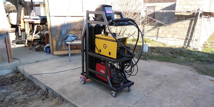 Тележка для сварочного аппарата ЭСАБ