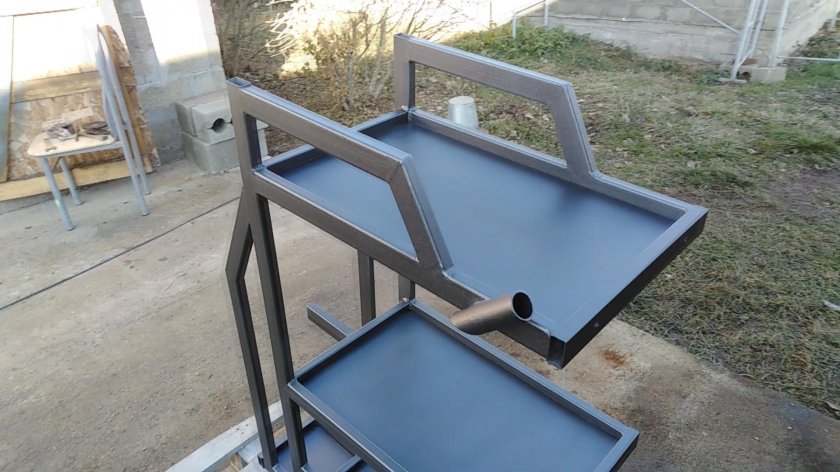 Тележка для сварочного полуавтомата