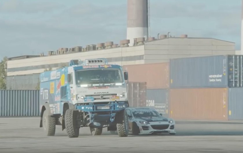 Дрифтовый КАМАЗ