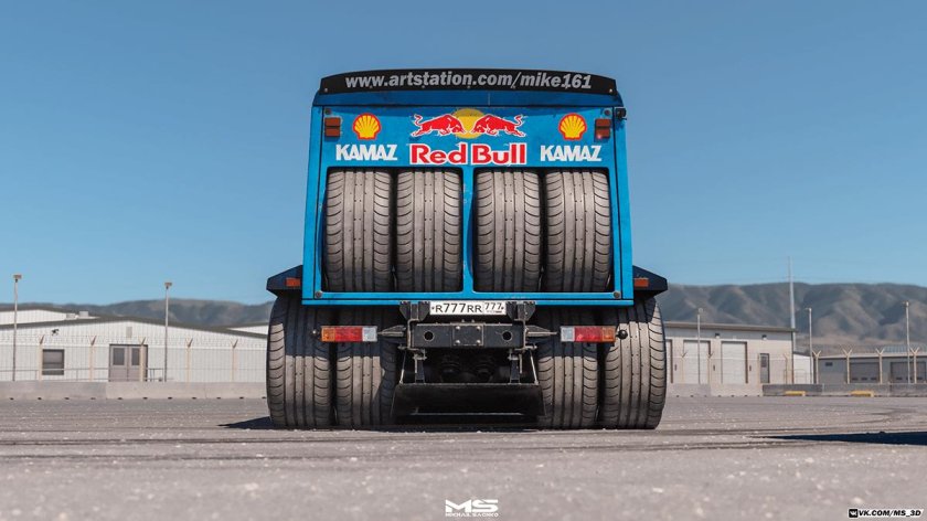 Дрифтовый КАМАЗ