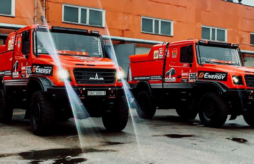 Новый МАЗ капотник