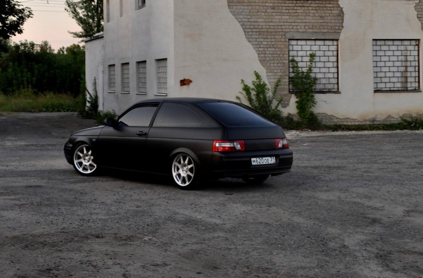 ВАЗ 2112 купе черная