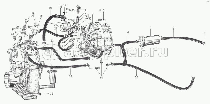 Система охлаждения на погрузчик lw300f
