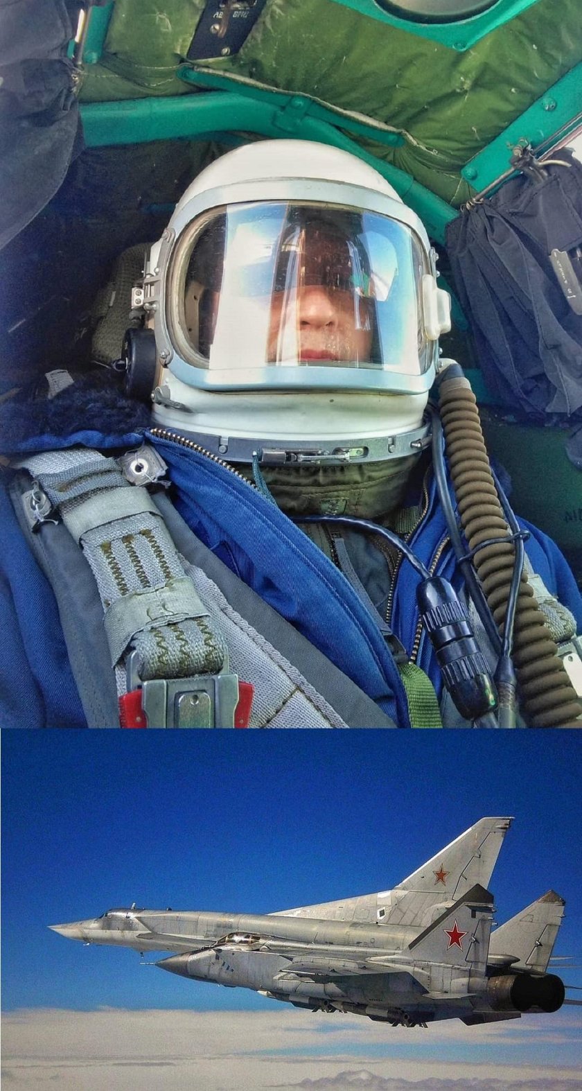 Миг-31 летчик гермошлем