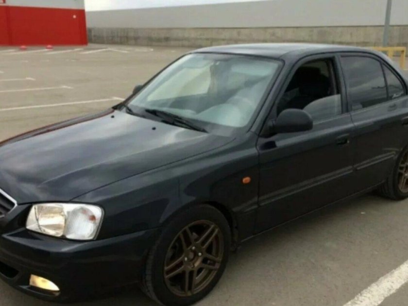 Hyundai Accent 2007 черный