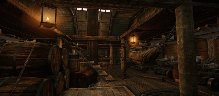 Трюм капитана пиратов