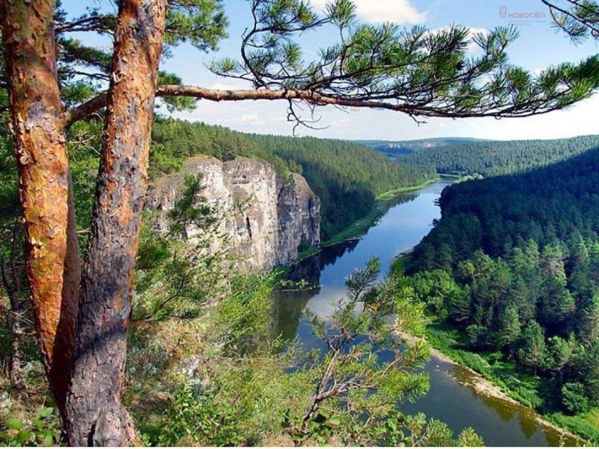 Южный Урал природа река Юрюзань