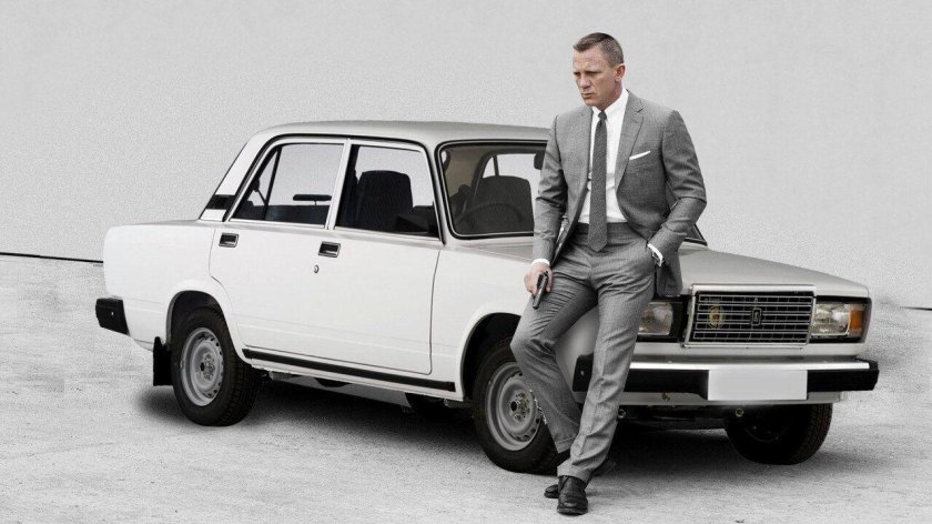 Джеймс Бонд на семерке ВАЗ 2107