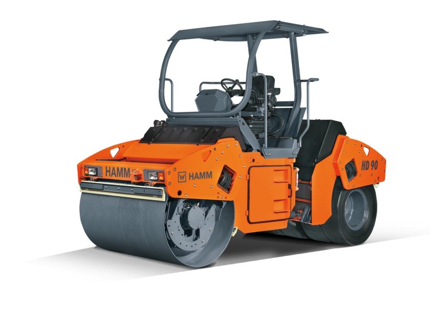 Дорожный каток Hamm—90.