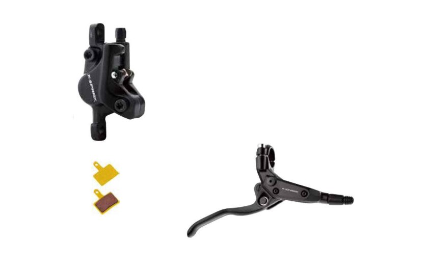 Tektro HD-m290, гидравлические, 160мм ротор