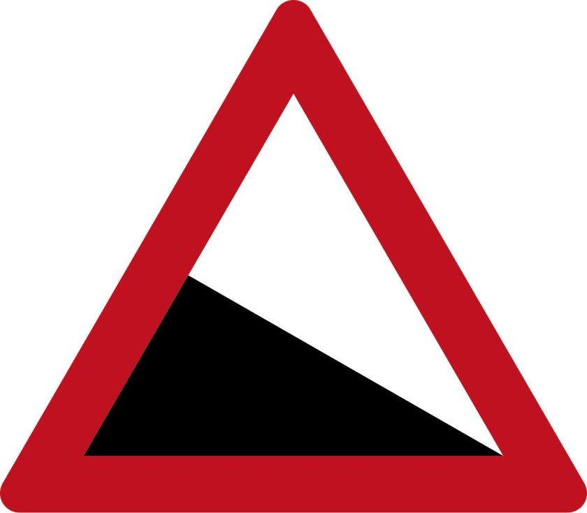 Знак 1.13. Крутой спуск