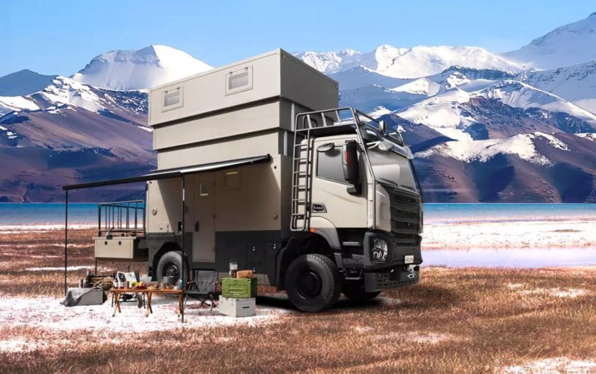 Двухэтажный кемпер автодом