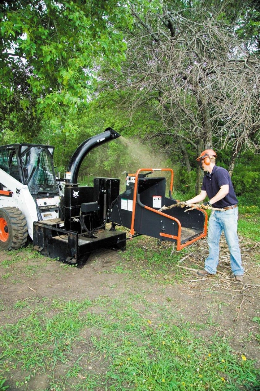 Измельчитель древесных отходов 8b для Bobcat s850