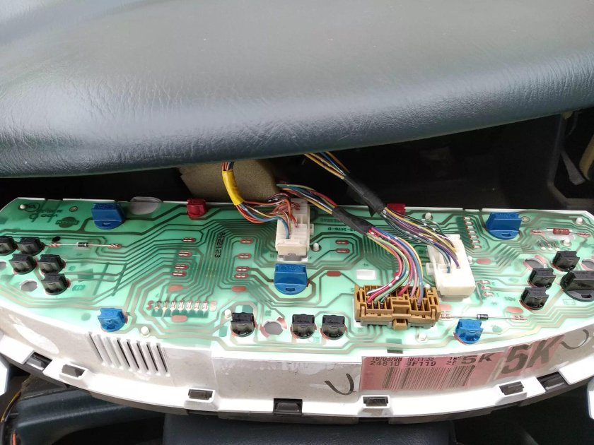 Nissan primera p11 лампы приборной панели