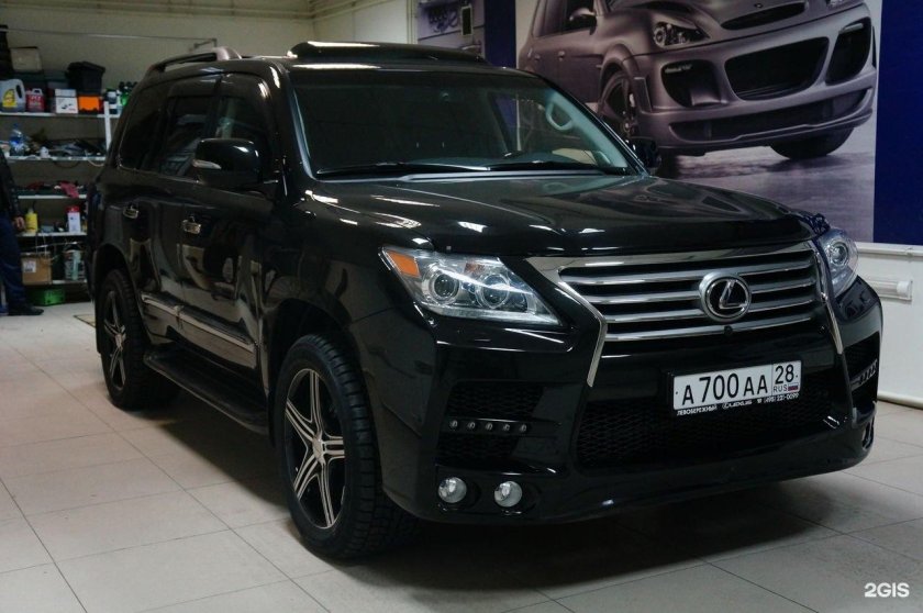 Lexus LX 570 2015 черный
