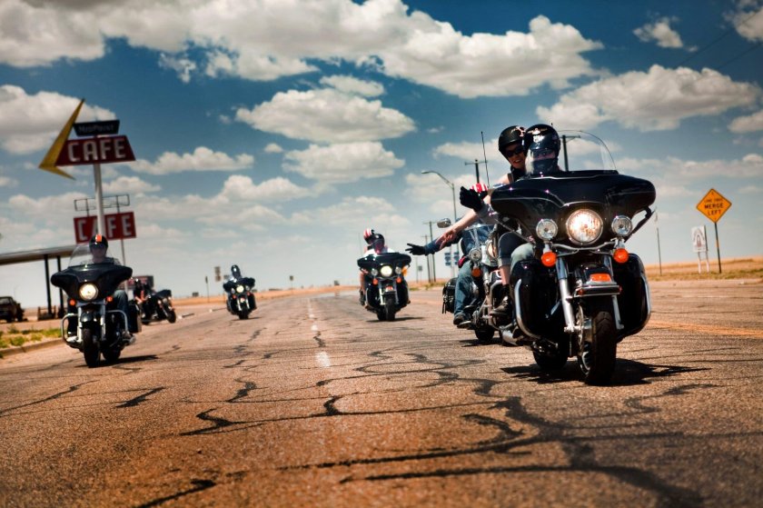 США трасса 66 Харлей Дэвидсон