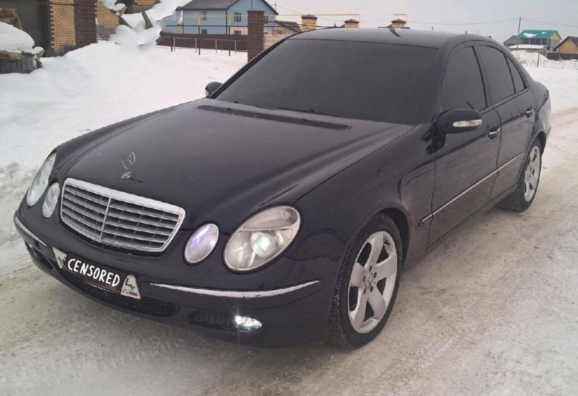 Мерседес w211 тонированный