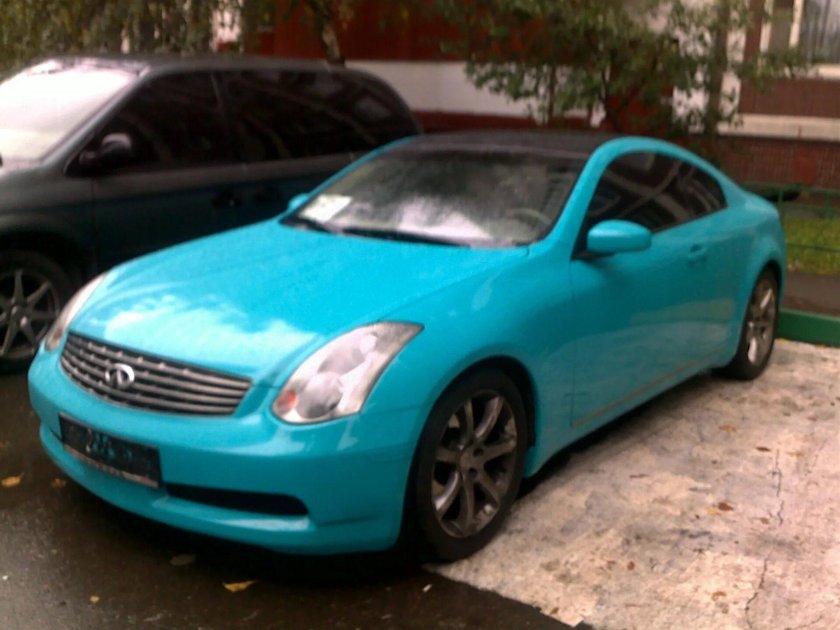 Бирюзовая машинка