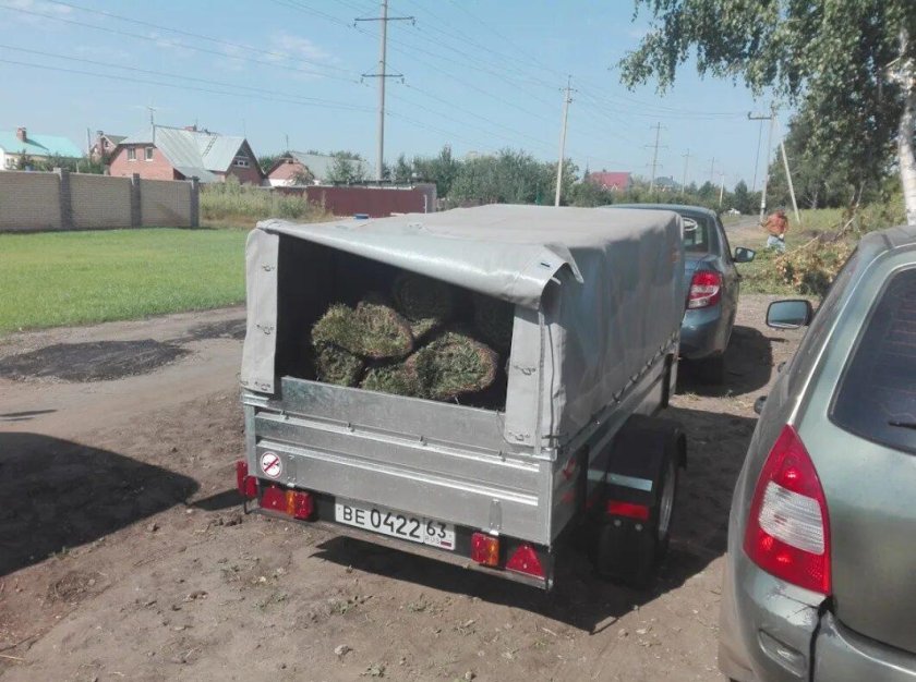 Лада Гранта с прицепом