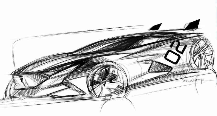 Тату машина эскиз