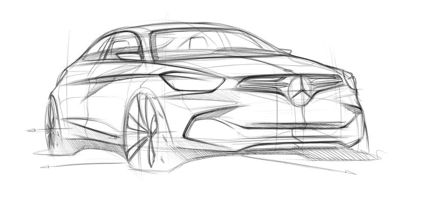 Эскиз машины