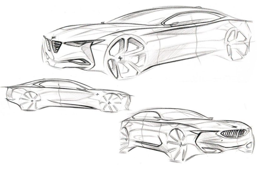 Дизайнерские эскизы автомобилей