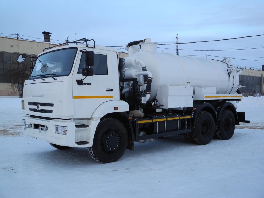 Илососная машина на шасси КАМАЗ 65115 (АКНС-10)