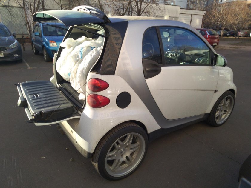 Багажник на смарт Fortwo 450