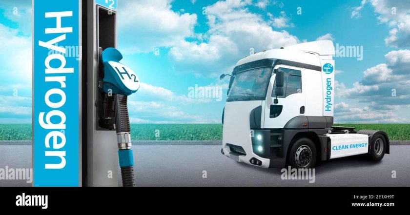 Hydrogen Truck man