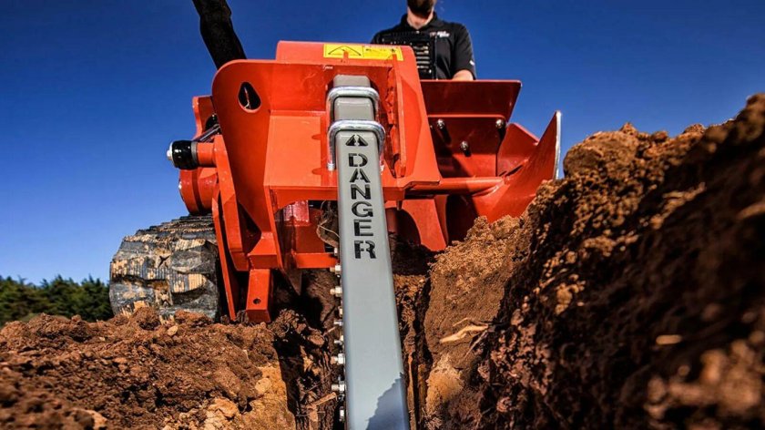 Траншеекопатель Delta tr1200