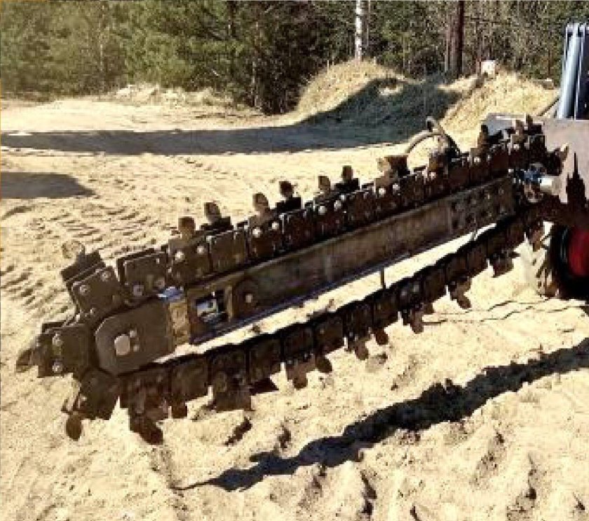 Траншеекопатель для кабеля