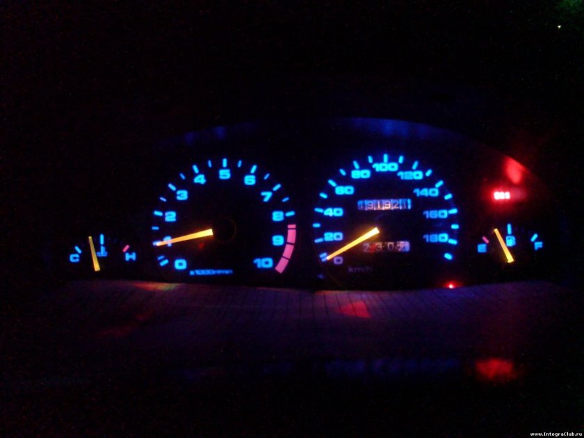 Хонда партнер приборная панель переделка подсветки