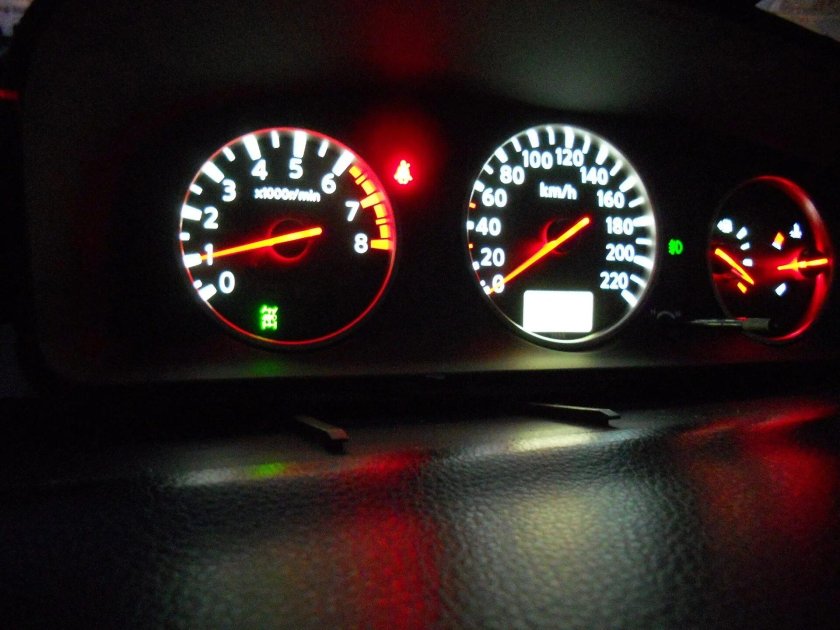 Ниссан х Трейл т31 подсветка приборов