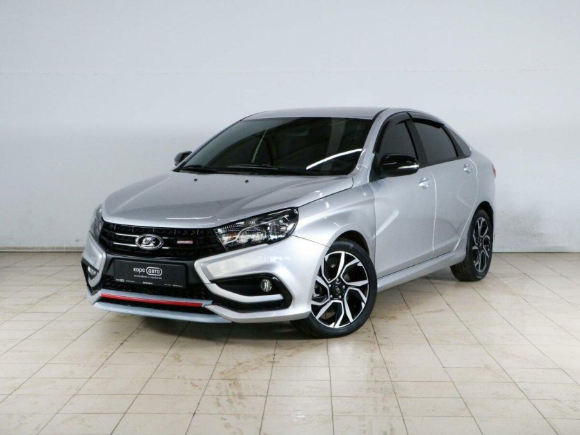 Лада Веста спорт серебристая 2024