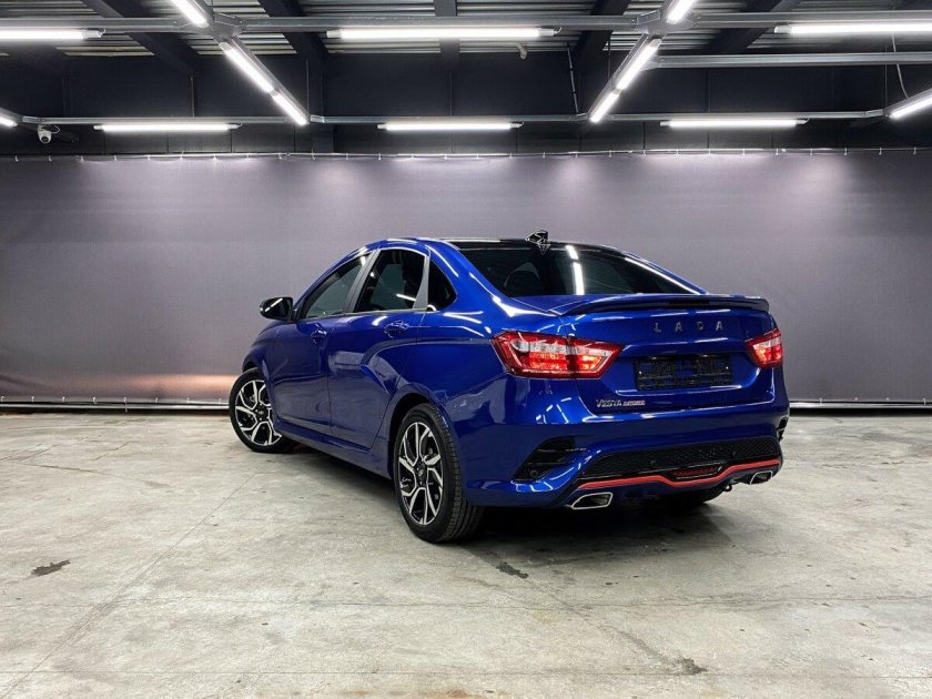 Лада Веста спорт 2021 синий