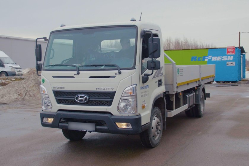 Hyundai Mighty ex8 бортовой