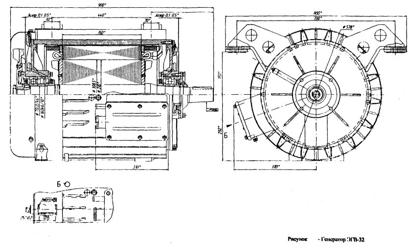 Генератор подвагонный 2гв-003
