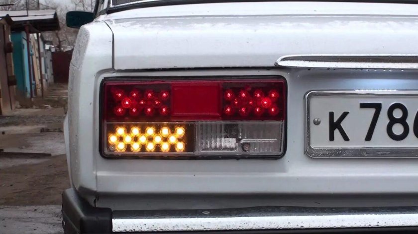 Led фары на ВАЗ 2107