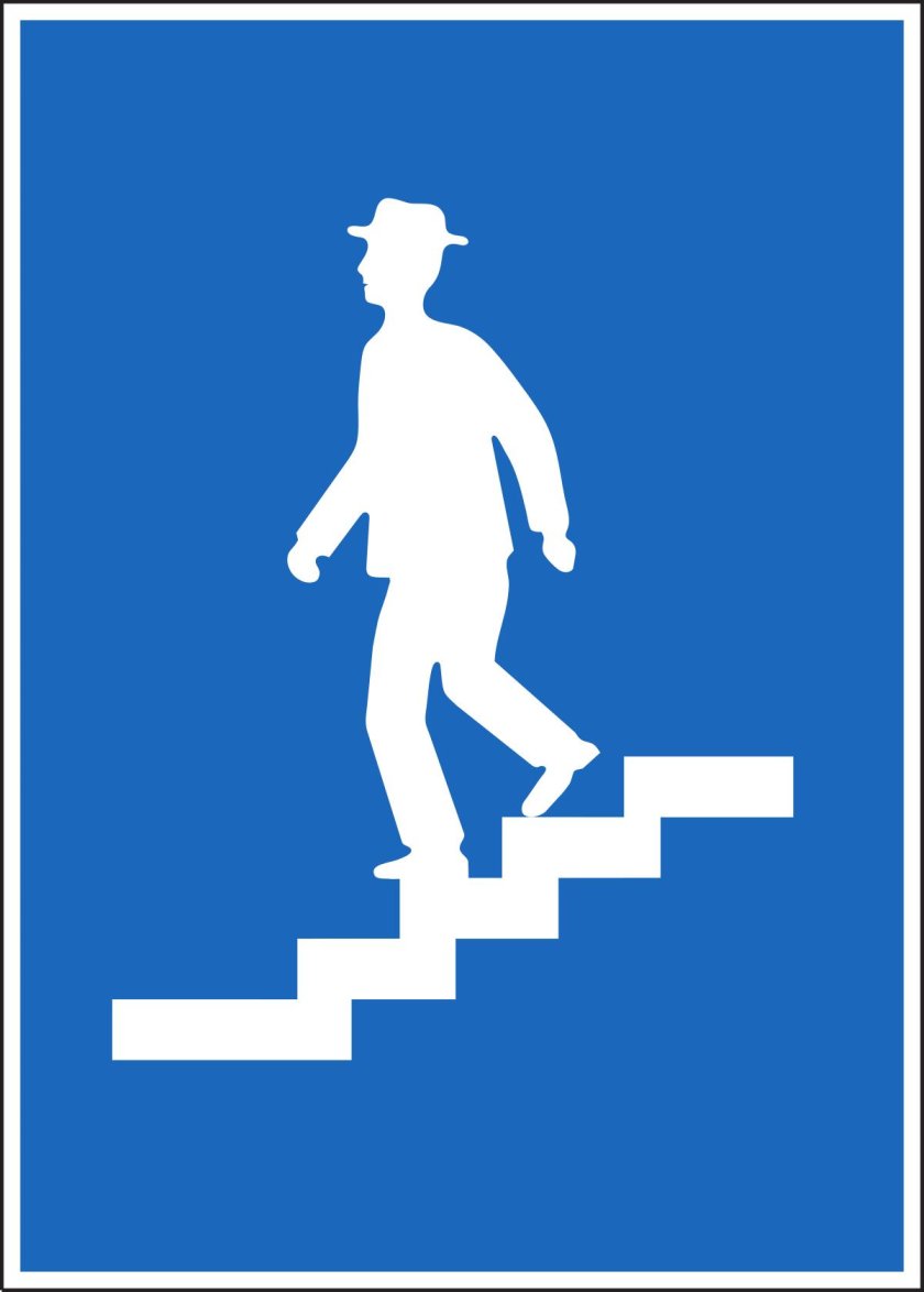 Знаки дорожного движения подземный пешеходный переход