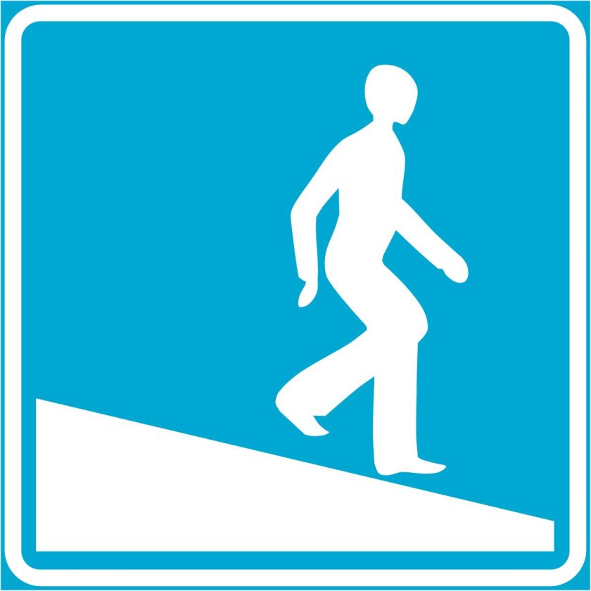 Подземный пешеходный переход знак