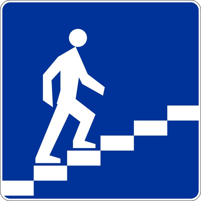 Знак пешеходный переход