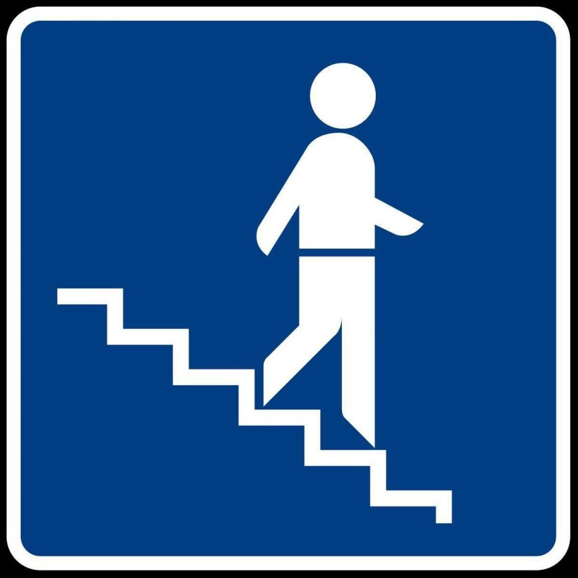 Знак подземный переход картинка