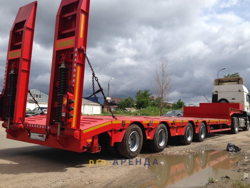 Трал низкорамный Faymonville